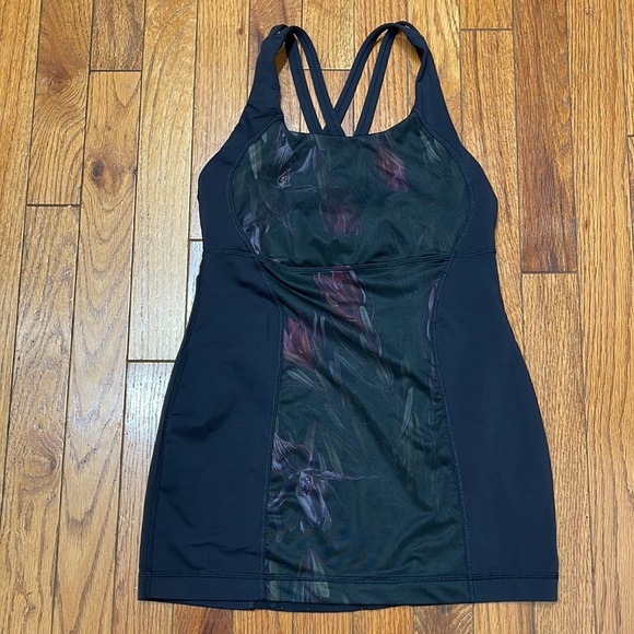 Lululemon Athletica Tops Lululemon Energy Tank Midnight Iris Multi Black small - Picture 3 of 5